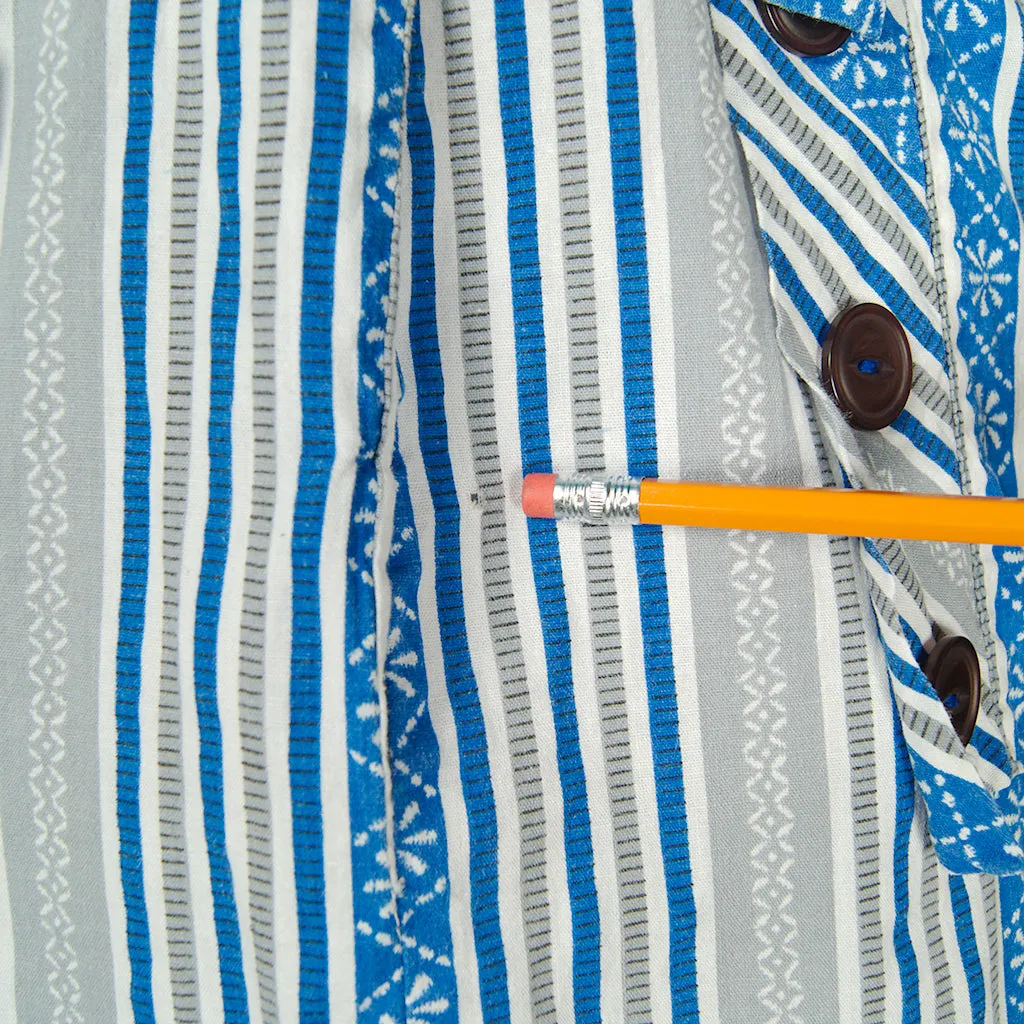 1950s Striped Pocket Day Dress