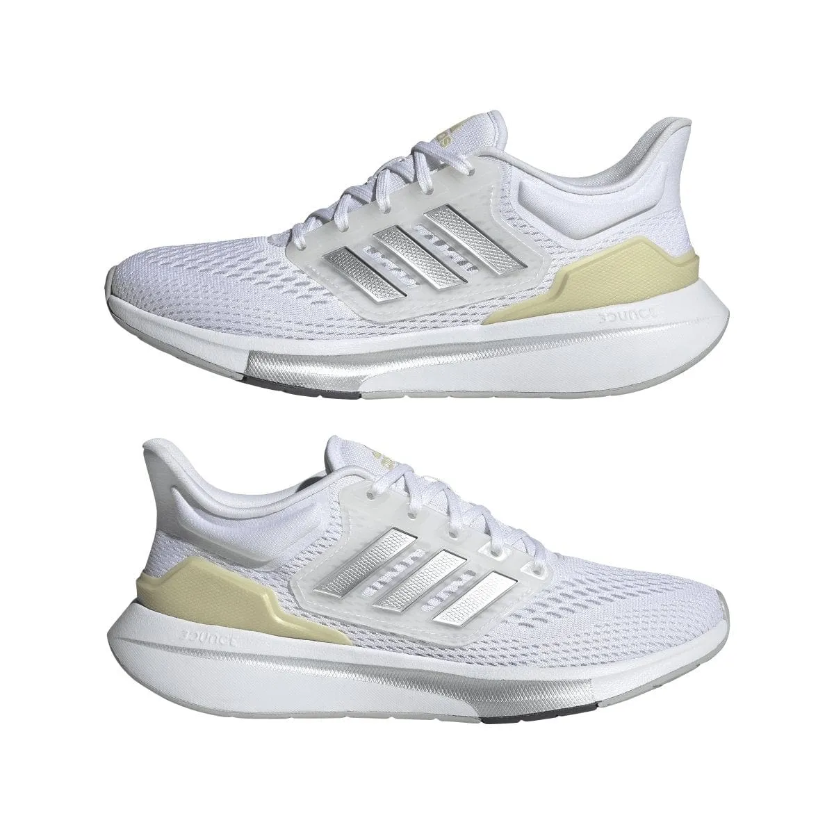 ADIDAS WOMEN'S EQ21 WHITE RUNNING SHOE