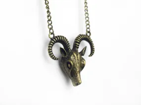 Bronze Baphomet Necklace #N13