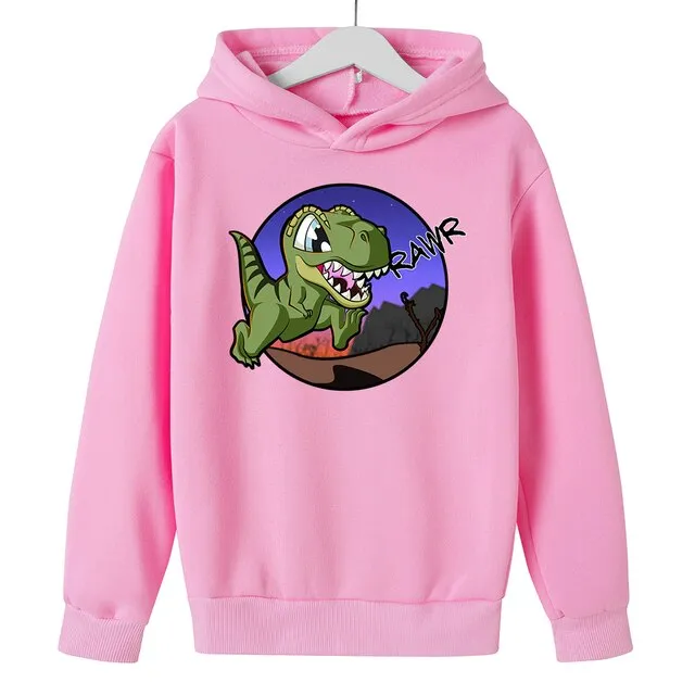 Children&#39;s Pink Unicorn Hoodie,boy&#39;s and Girl&#39;s Pure Catton Clothing, for Men and Women,size 4T-14T