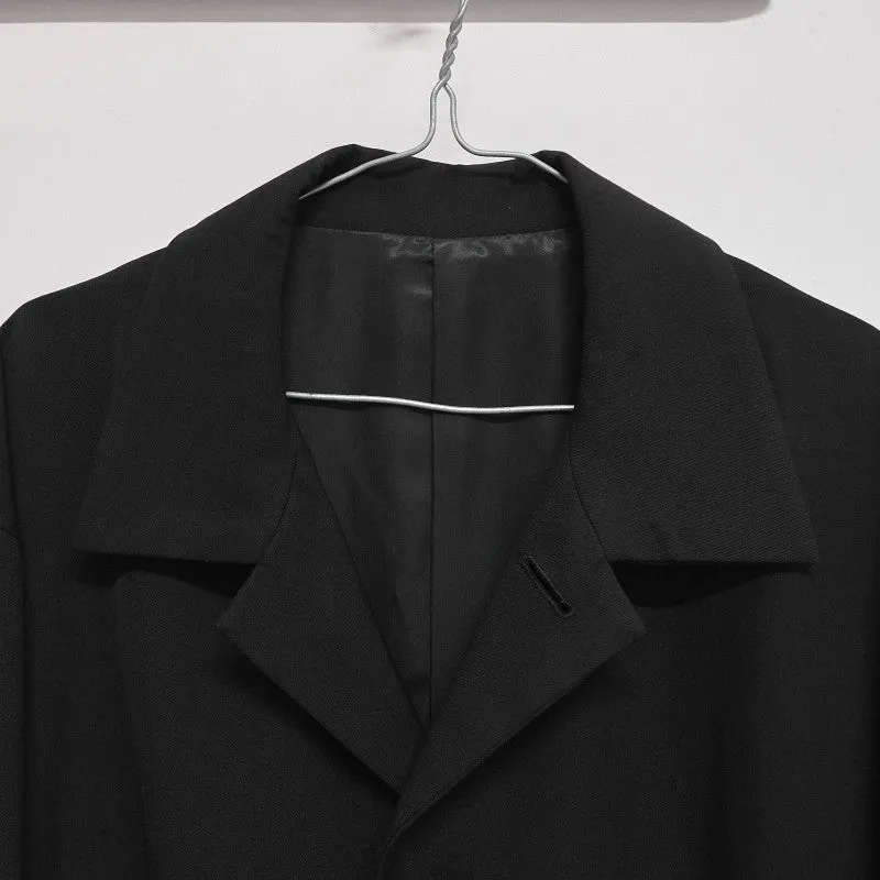 convertible collar gabardine coat