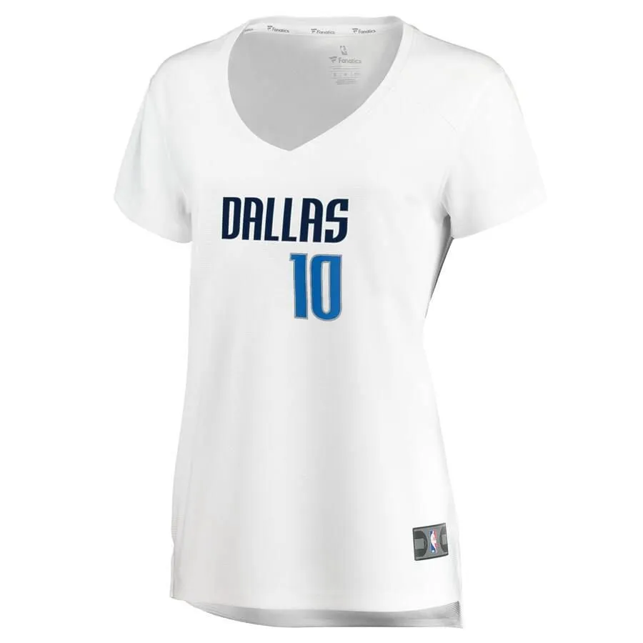 Dallas Mavericks Dorian Finney-Smith Fanatics Branded Replica Fast Break Association Jersey Womens - White | Ireland X3485C3