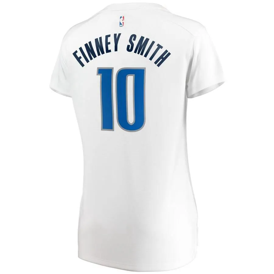 Dallas Mavericks Dorian Finney-Smith Fanatics Branded Replica Fast Break Association Jersey Womens - White | Ireland X3485C3