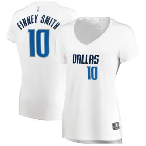 Dallas Mavericks Dorian Finney-Smith Fanatics Branded Replica Fast Break Association Jersey Womens - White | Ireland X3485C3