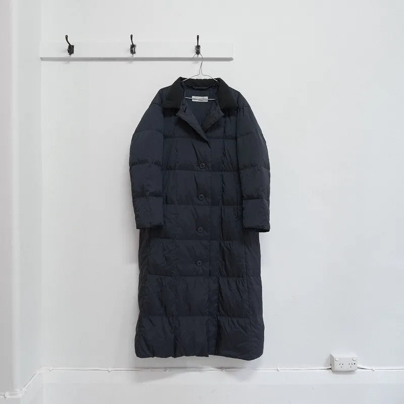 detachable fur collar down coat