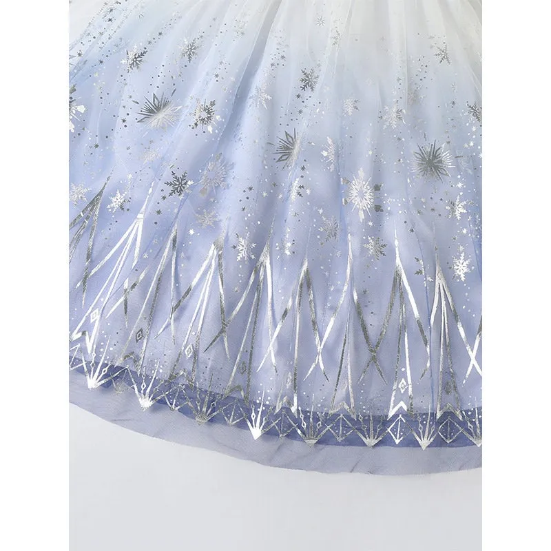 Frozen Elsa Inspired Girls Dress Costume