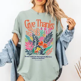 Give Thanks to the Lord - Bay Comfort Colors