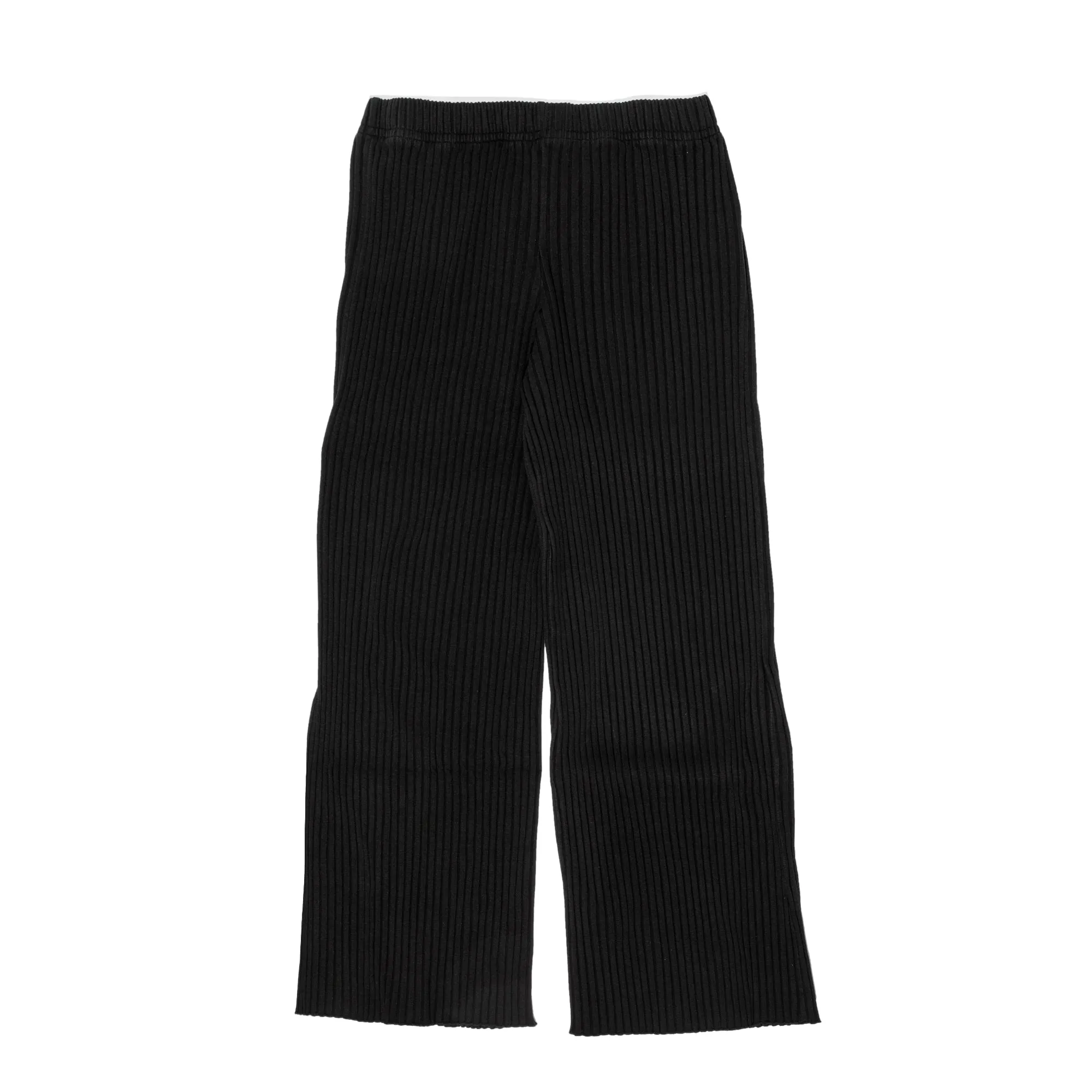 John Elliott Womens Ginza Rib Cropped Pant 'Black'