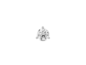 Lab-Grown Diamond ct. Round Brilliant Solitaire 14k Gold Stud | White