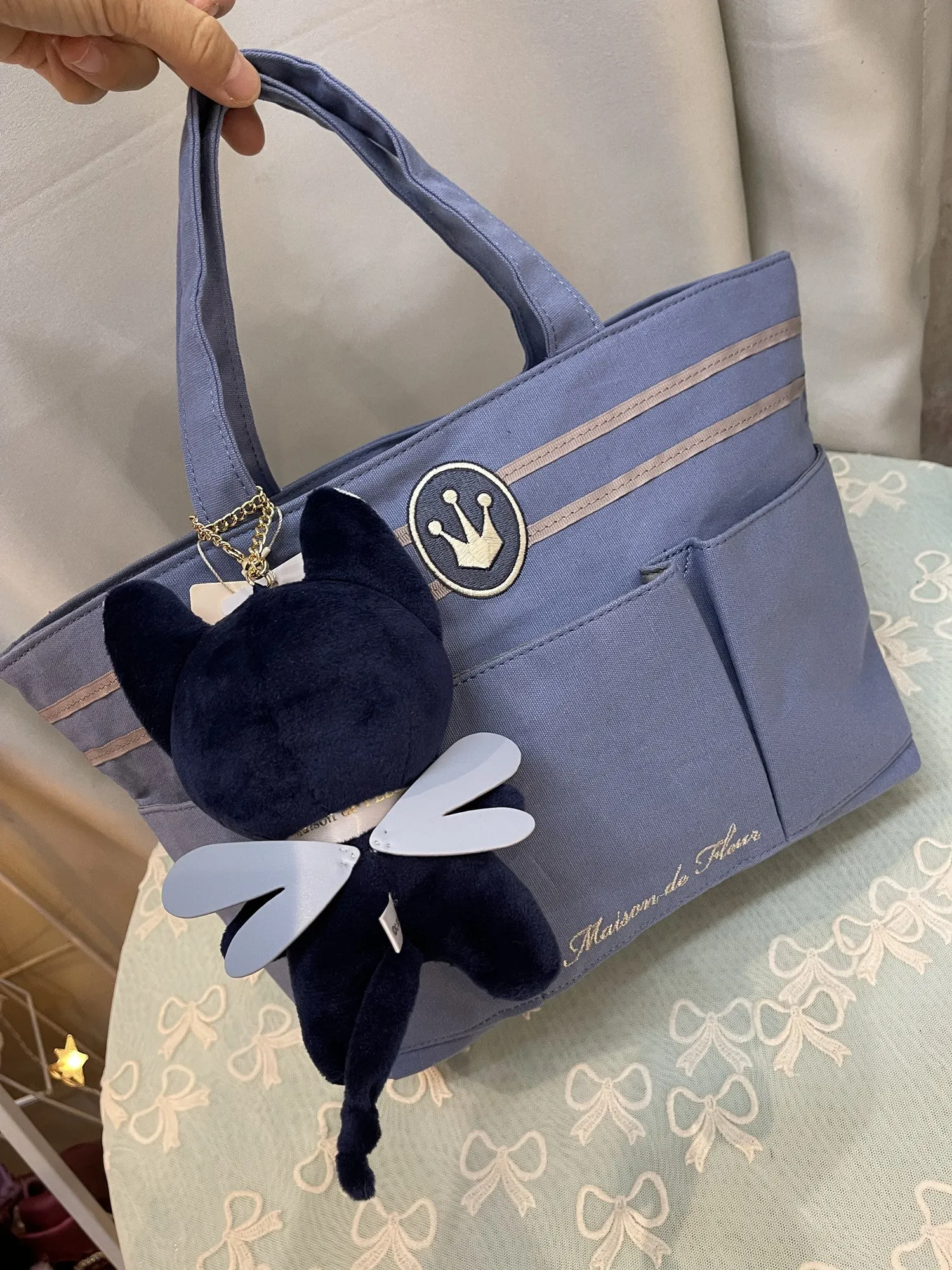 Maison De Fleur x Cardcaptor Sakura Spinel Blue Tote Bag & Doll