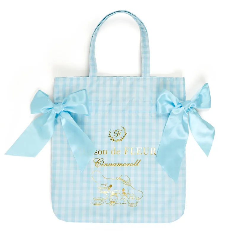 Maison De Fleur x Cinnamoroll Large Capacity Bow Tote Bag