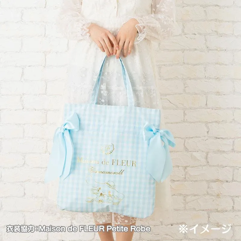 Maison De Fleur x Cinnamoroll Large Capacity Bow Tote Bag