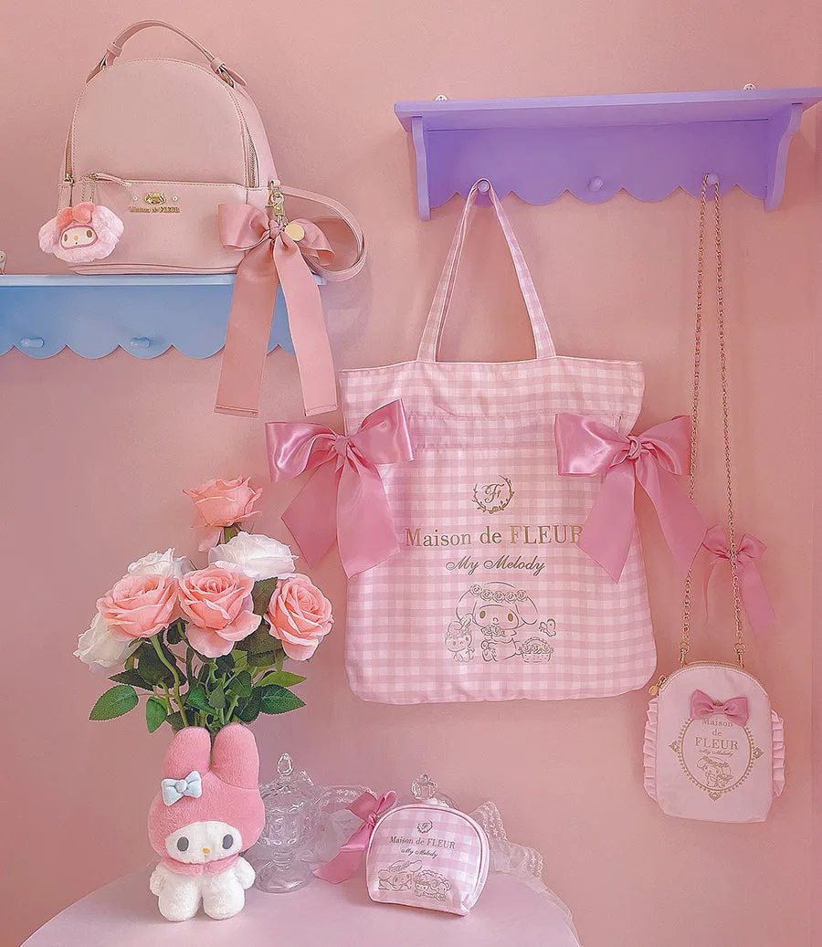 Maison De Fleur x My Melody Large Capacity Bow Tote Bag