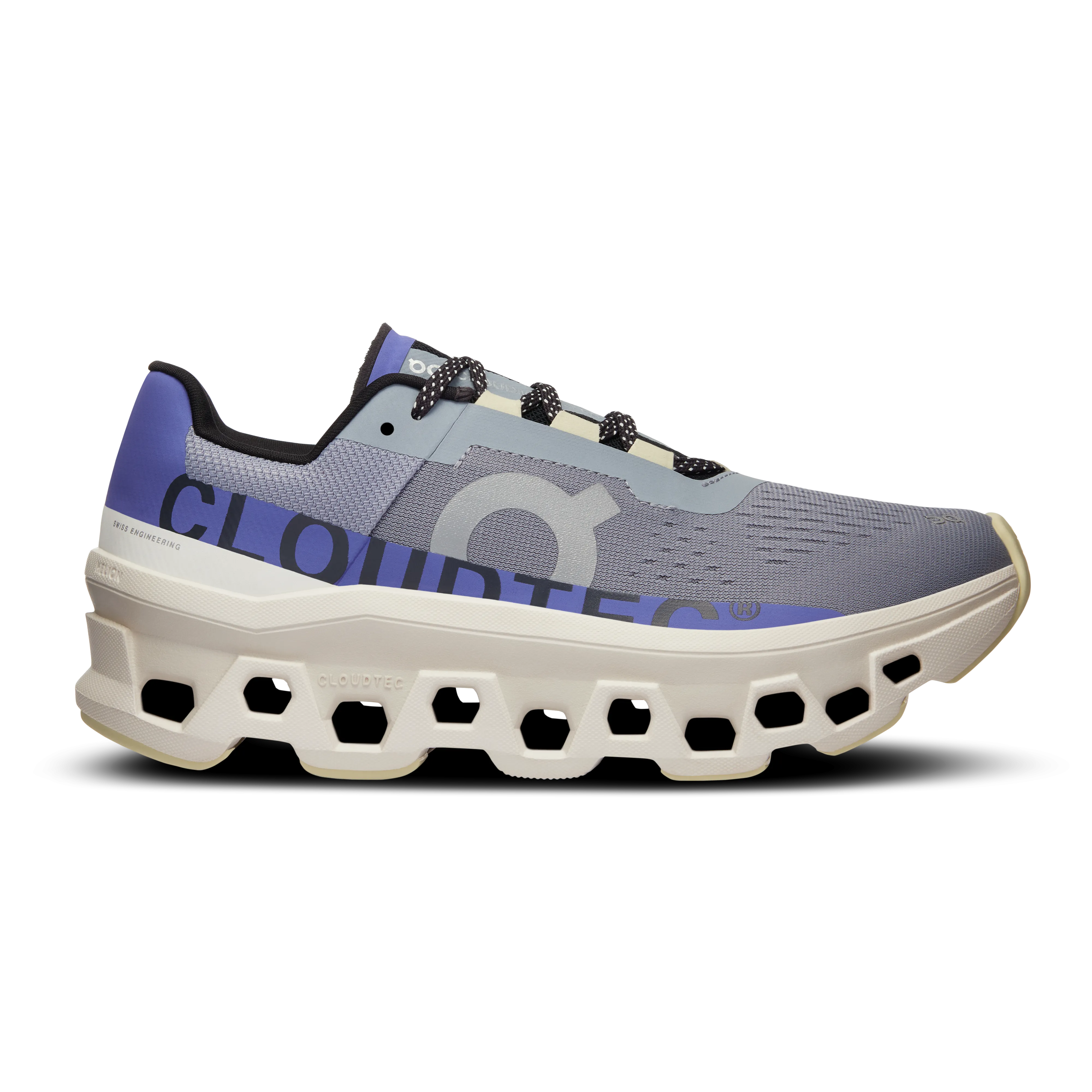 On Running Women's Cloudmonster Shoes - Mist / Blueberry