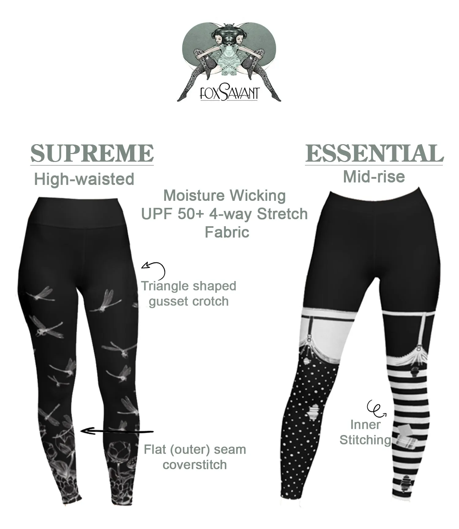 Pirate Pippi Leggings by fox savant