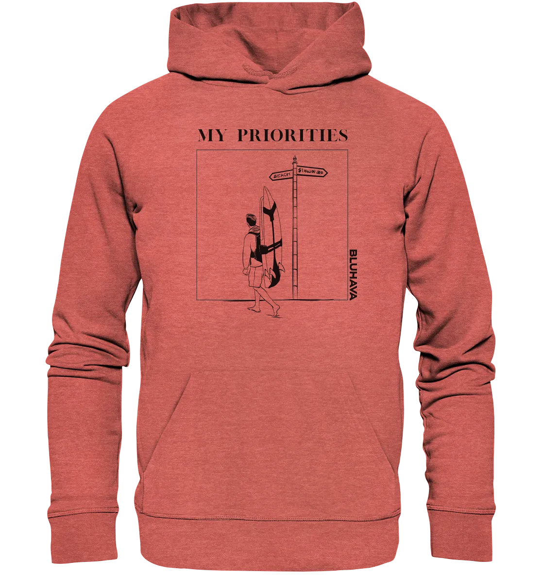 "Beach Priorities" - Unisex Premium Organic Hoodie