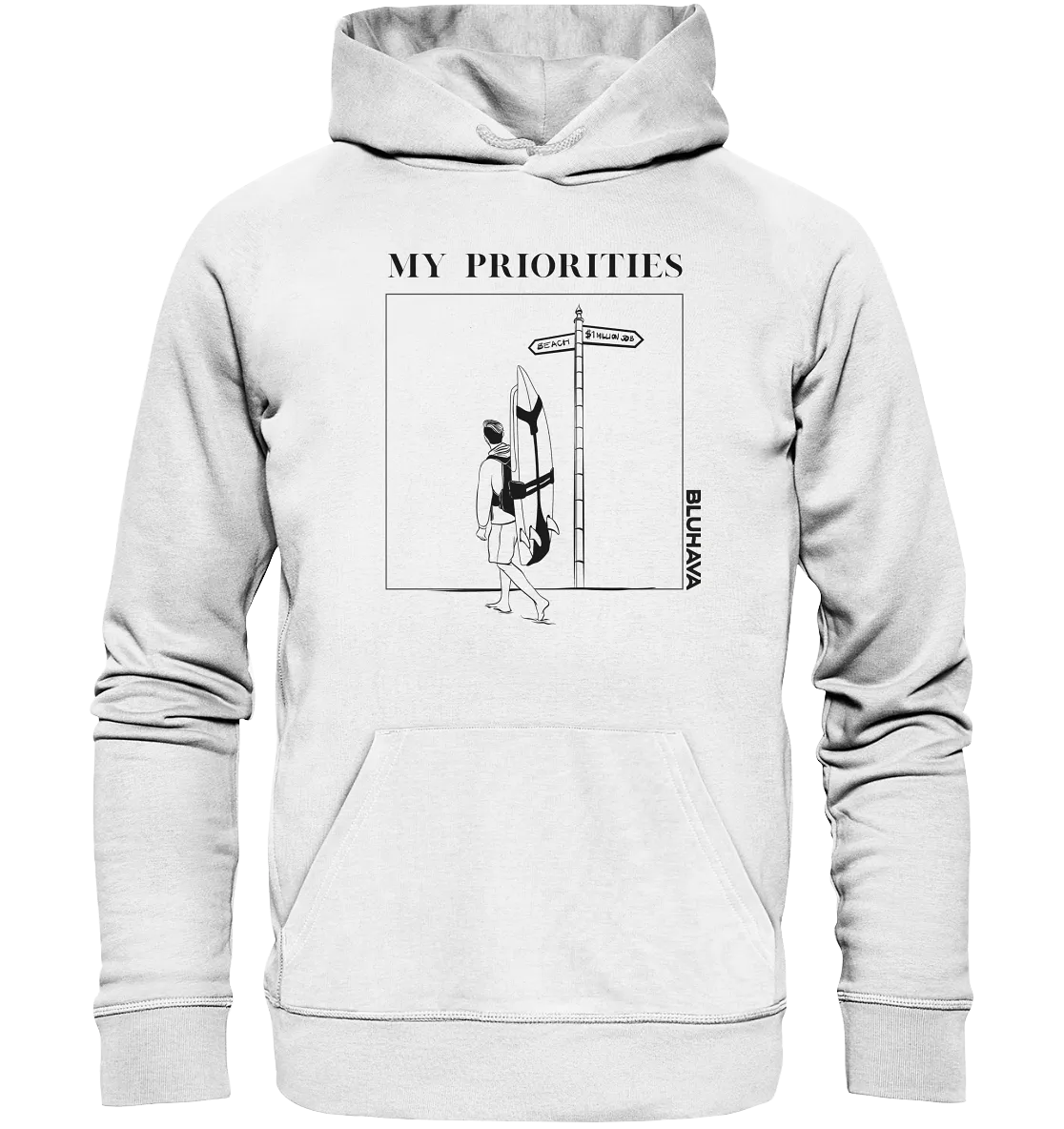 "Beach Priorities" - Unisex Premium Organic Hoodie