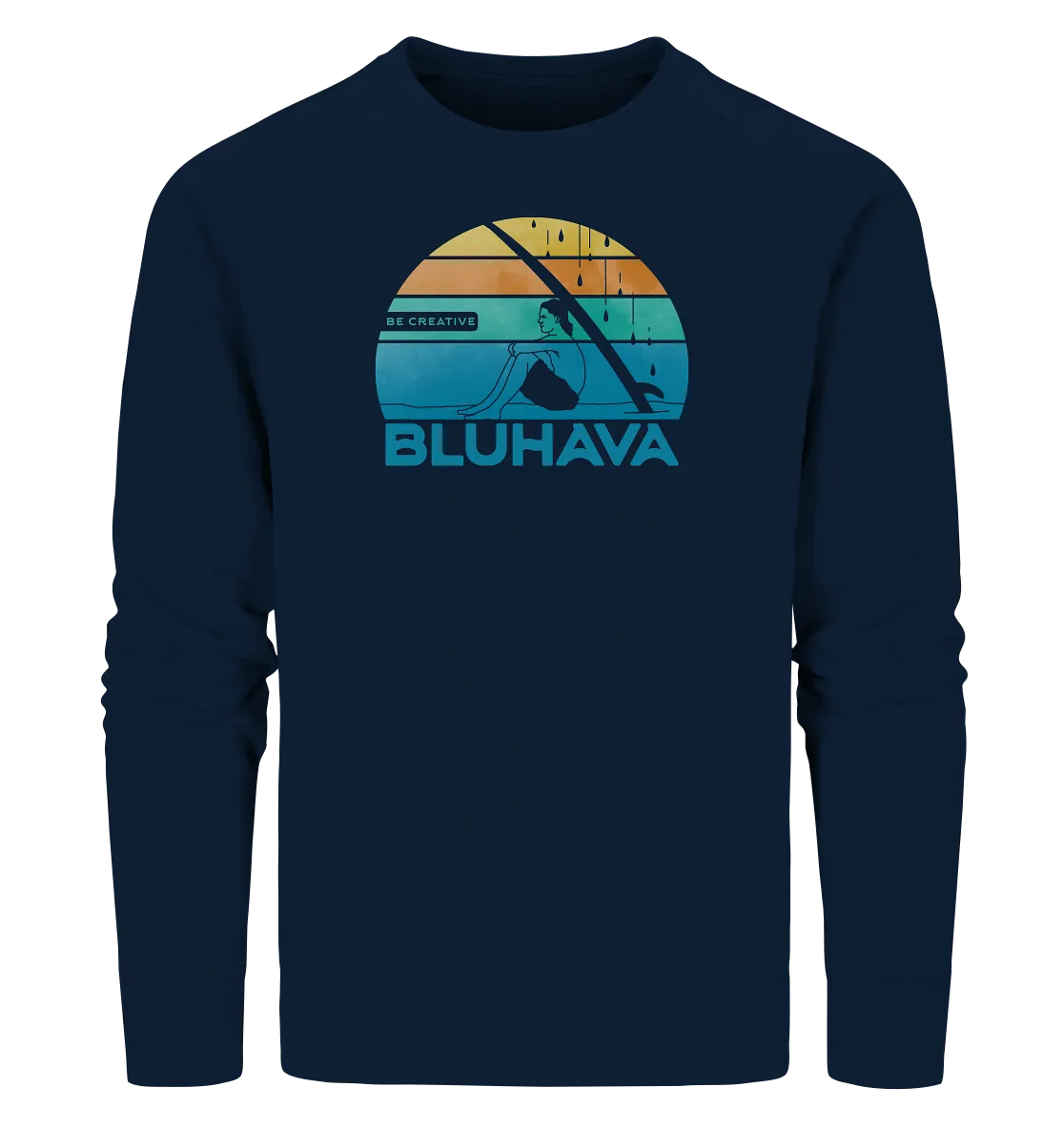 "Sunset Be Creative" - Unisex Premium Organic Sweatshirt