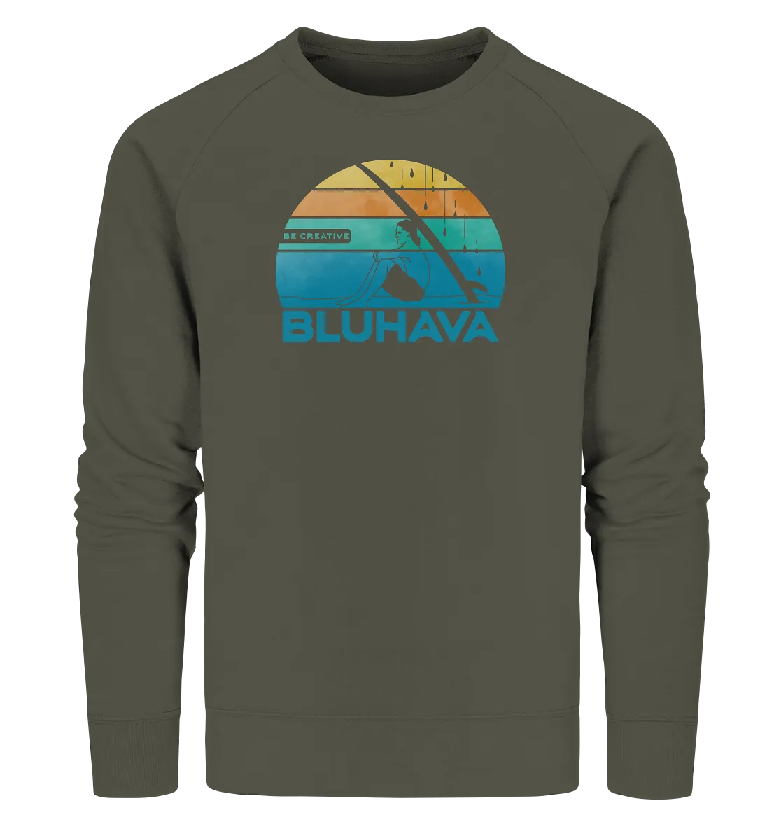 "Sunset Be Creative" - Unisex Premium Organic Sweatshirt