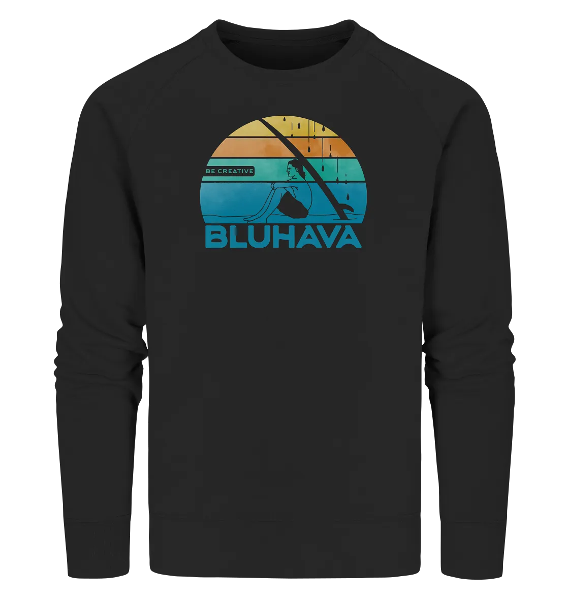 "Sunset Be Creative" - Unisex Premium Organic Sweatshirt