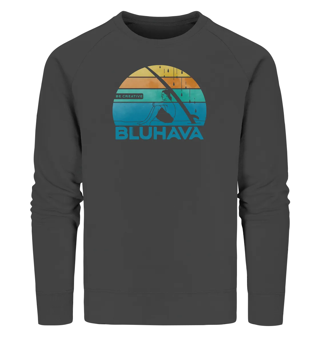 "Sunset Be Creative" - Unisex Premium Organic Sweatshirt