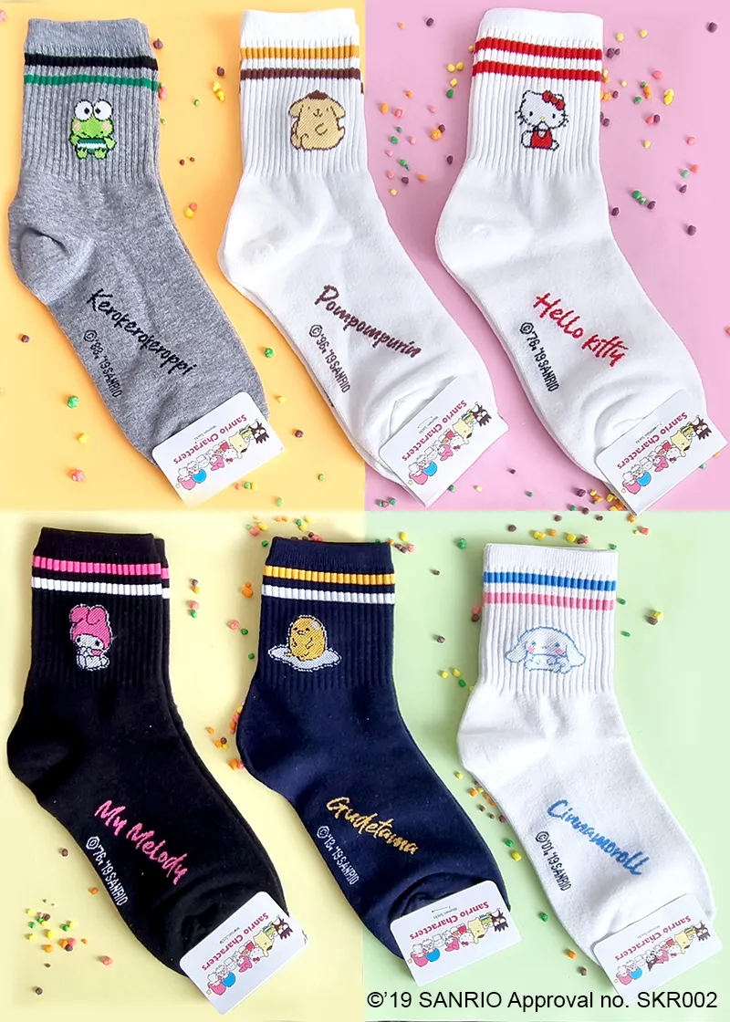 SANRIO Friends Korea - Sweet crew length socks