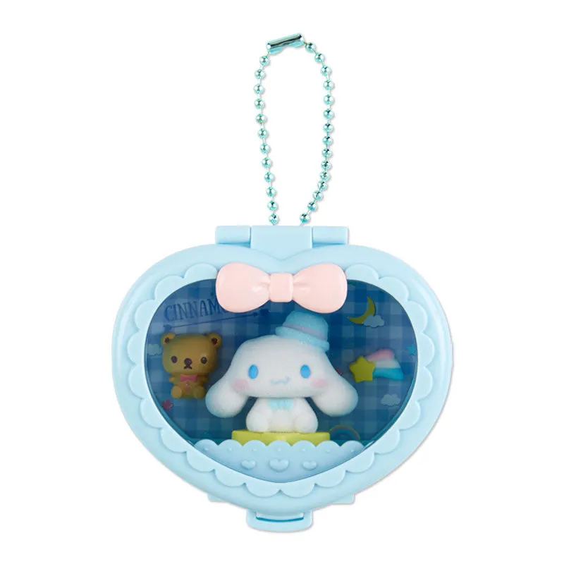 Sanrio Heart Attack Compact Mirror with keychain - SANRIO Japan