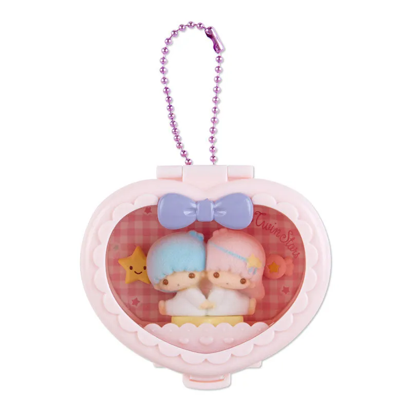 Sanrio Heart Attack Compact Mirror with keychain - SANRIO Japan