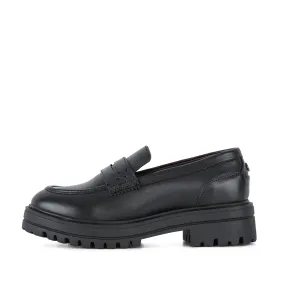 SARA BLACK CHUNKY LOAFER