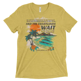 The Coastlands Wait For His Law | T-Shirt