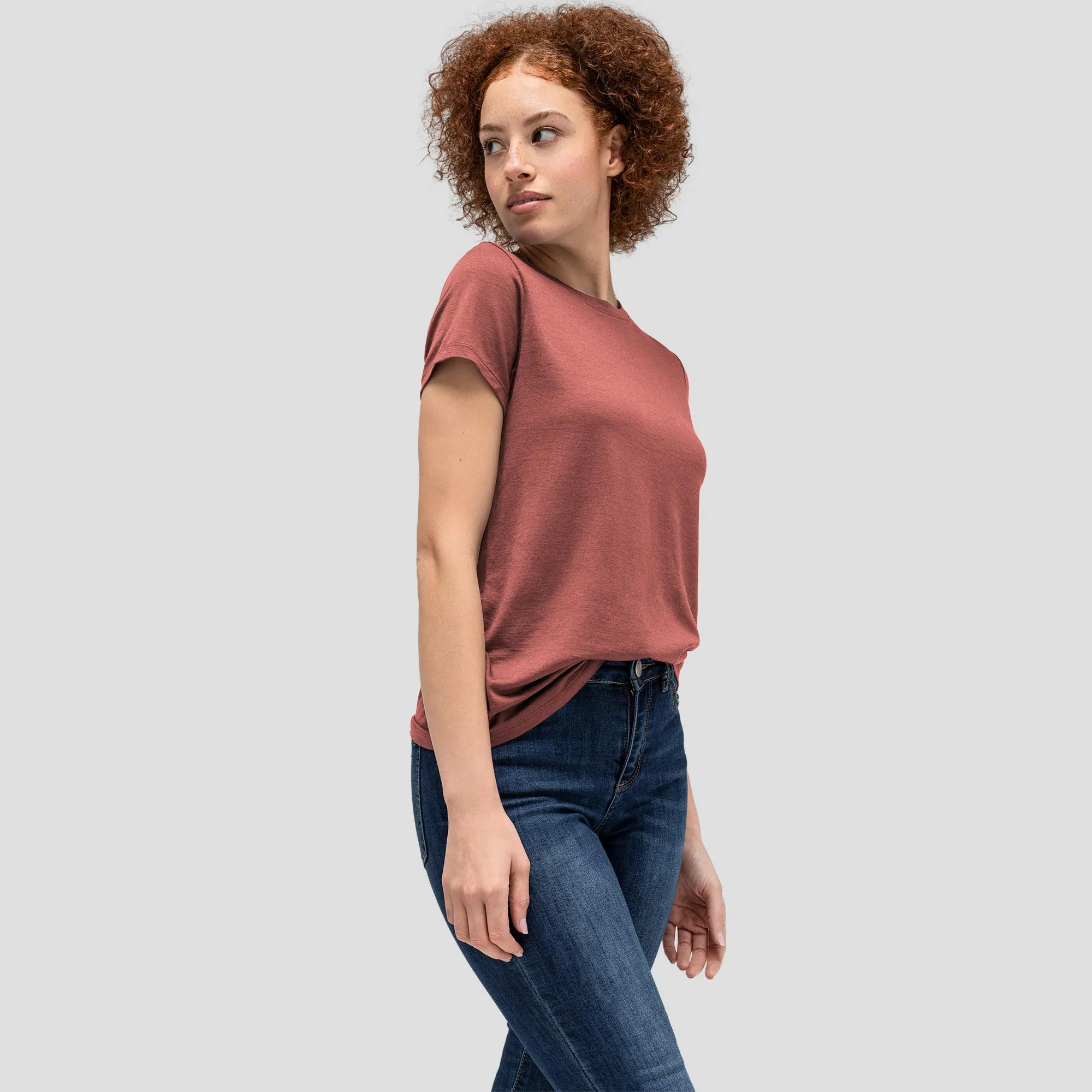 Women's Merino Crew Neck T-Shirt