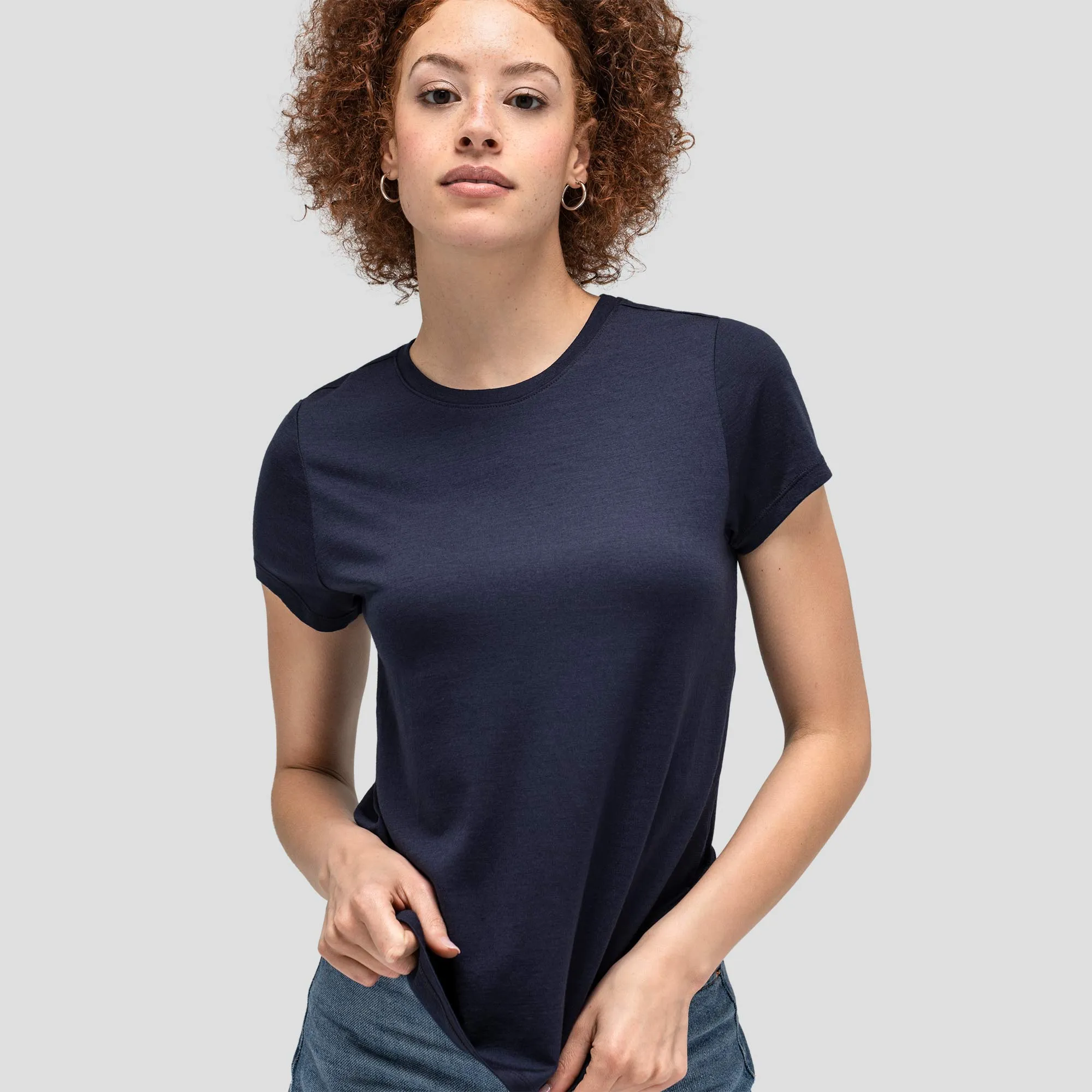 Women's Merino Crew Neck T-Shirt