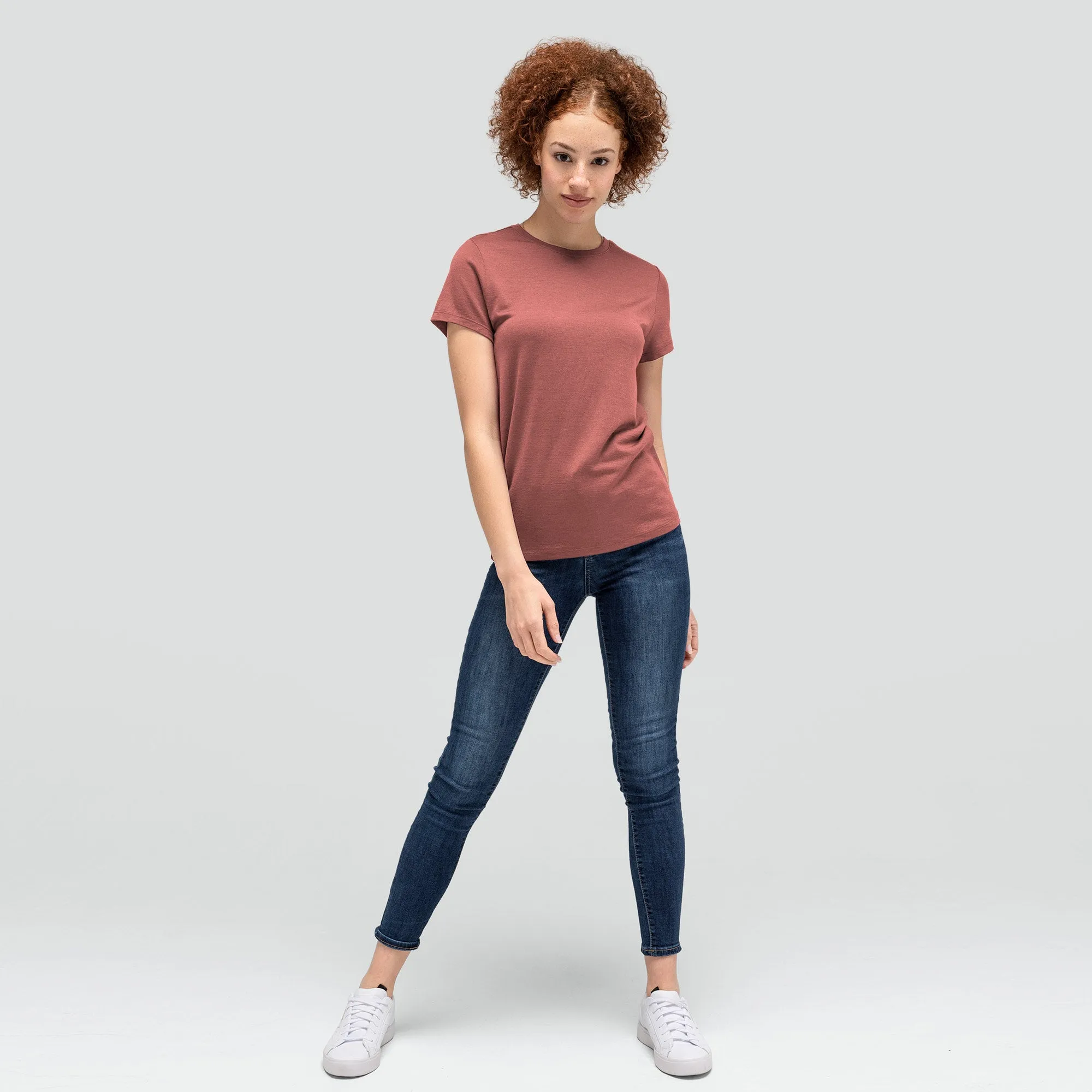 Women's Merino Crew Neck T-Shirt