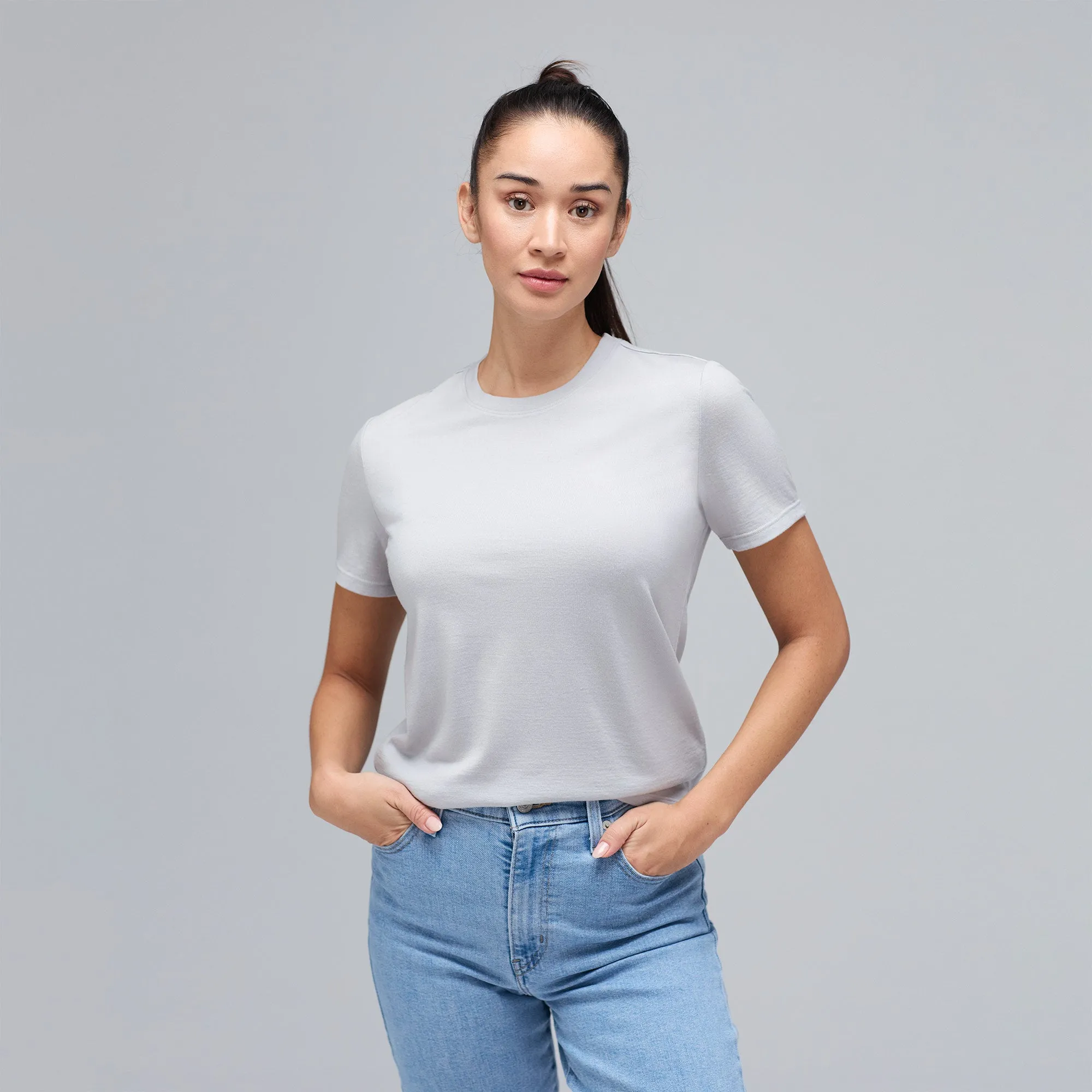 Women's Merino Crew Neck T-Shirt