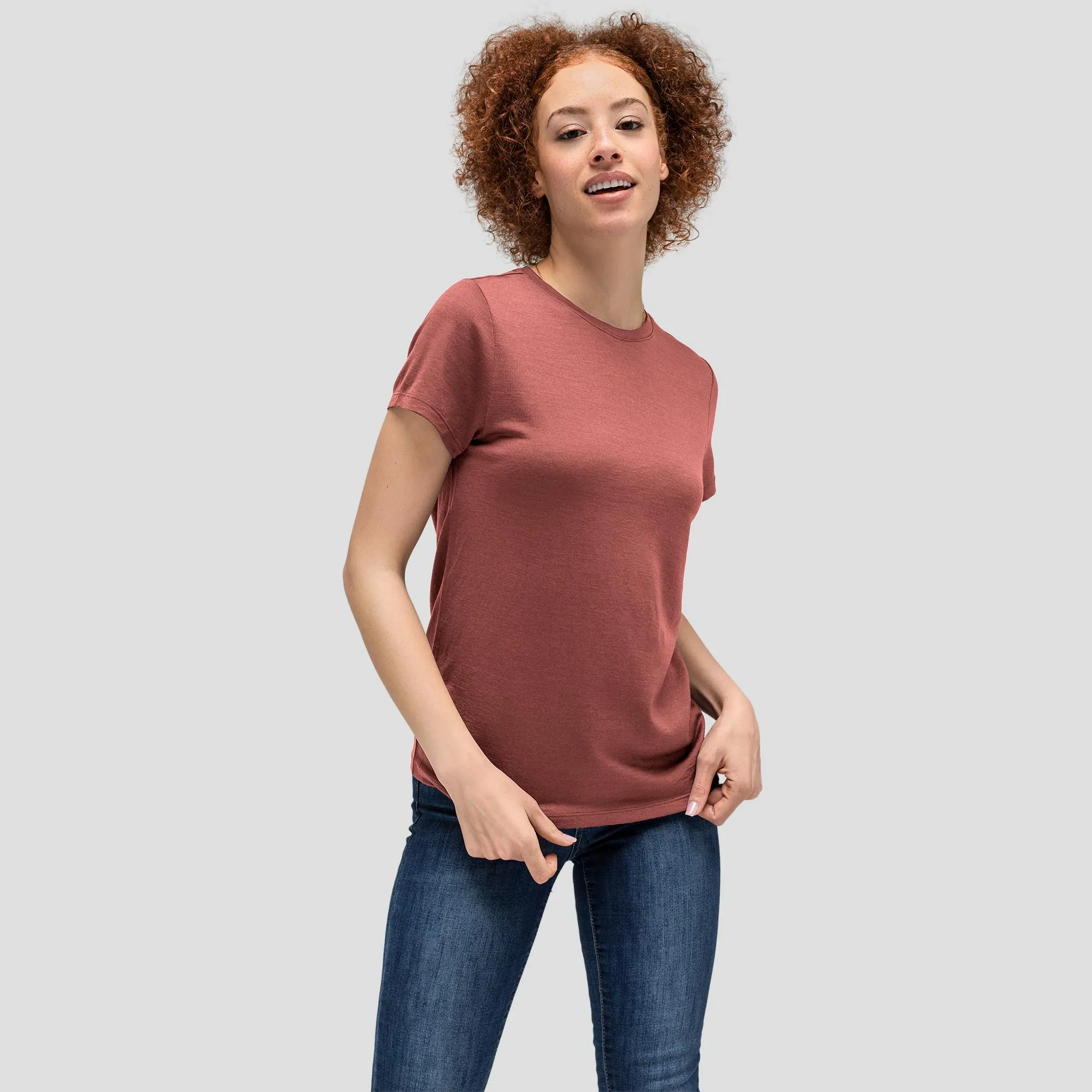 Women's Merino Crew Neck T-Shirt