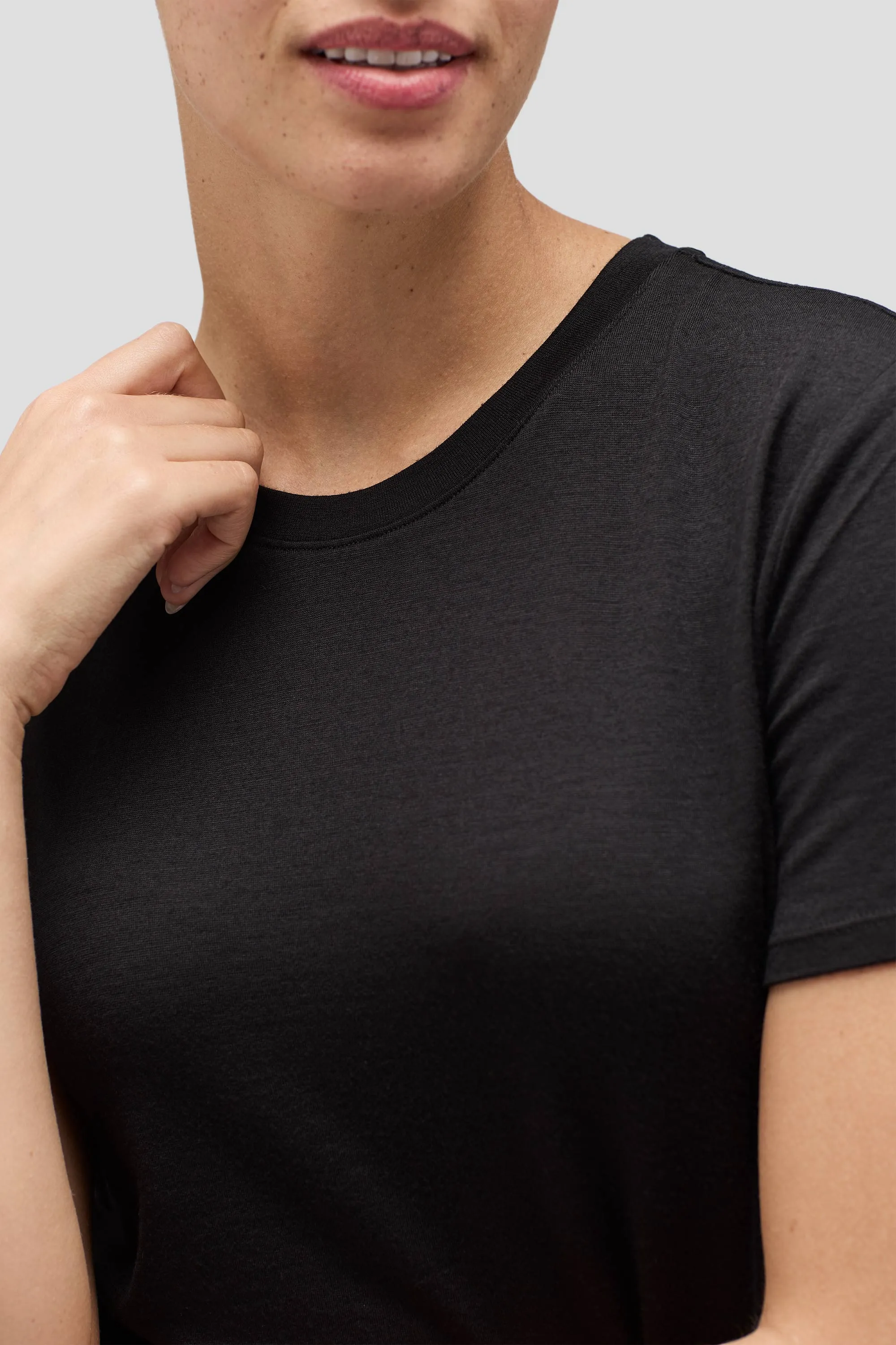 Women's Merino Crew Neck T-Shirt